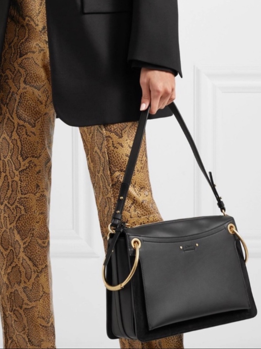 Chloe Roy Black Leather Bag